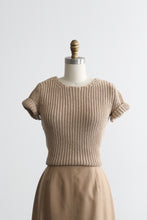 wheaten silk knit tee