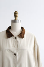 parchment corduroy duster