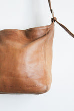 honey leather shoulder bag