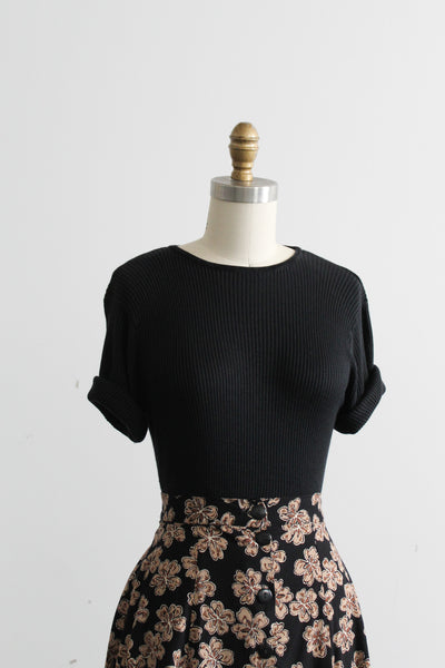 inkwell silk knit tee