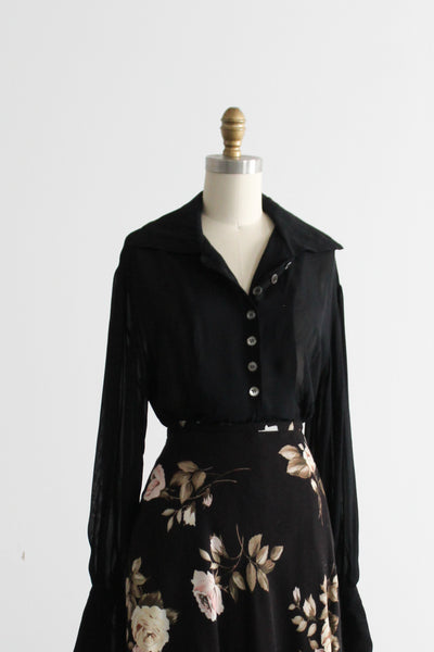 cormorant sheer button-up