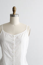 white cotton camisole