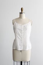 white cotton camisole