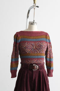 mulberry cotton sweater