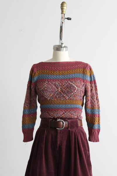 mulberry cotton sweater