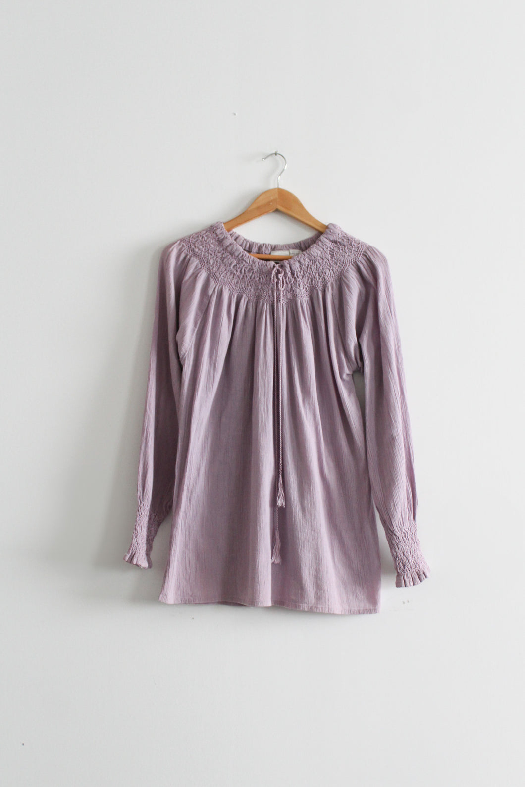 lilac folklore blouse