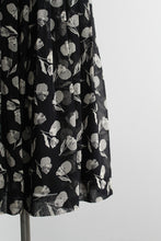 silk tulip midi skirt