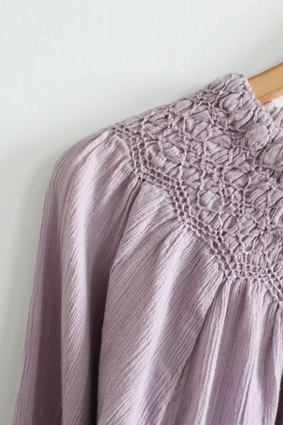 lilac folklore blouse