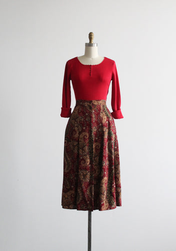 harvest moon midi skirt