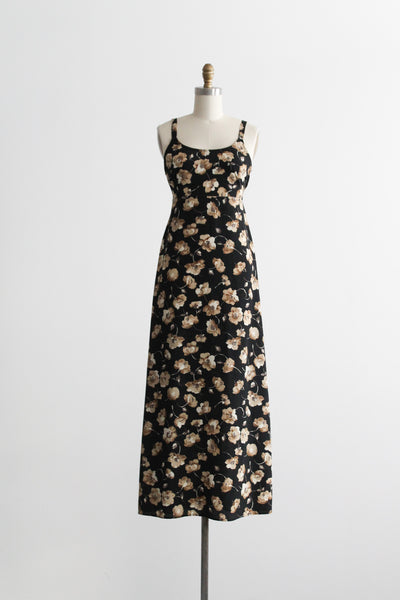 wild poppy maxi dress