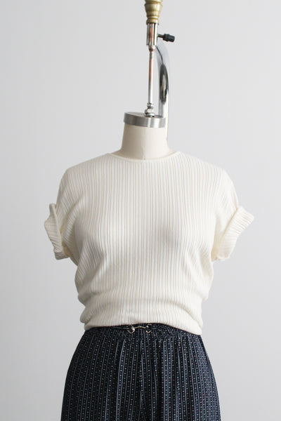 salt rib knit tee