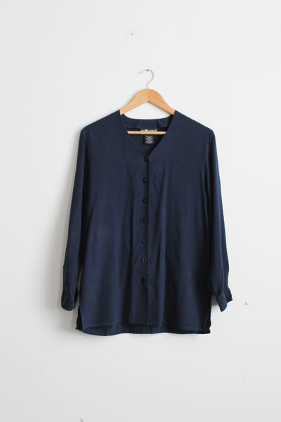 nightingale silk button up