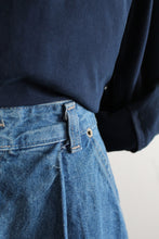 longline denim shorts