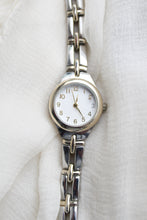 basketweave vintage wristwatch