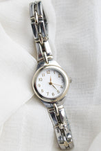 basketweave vintage wristwatch