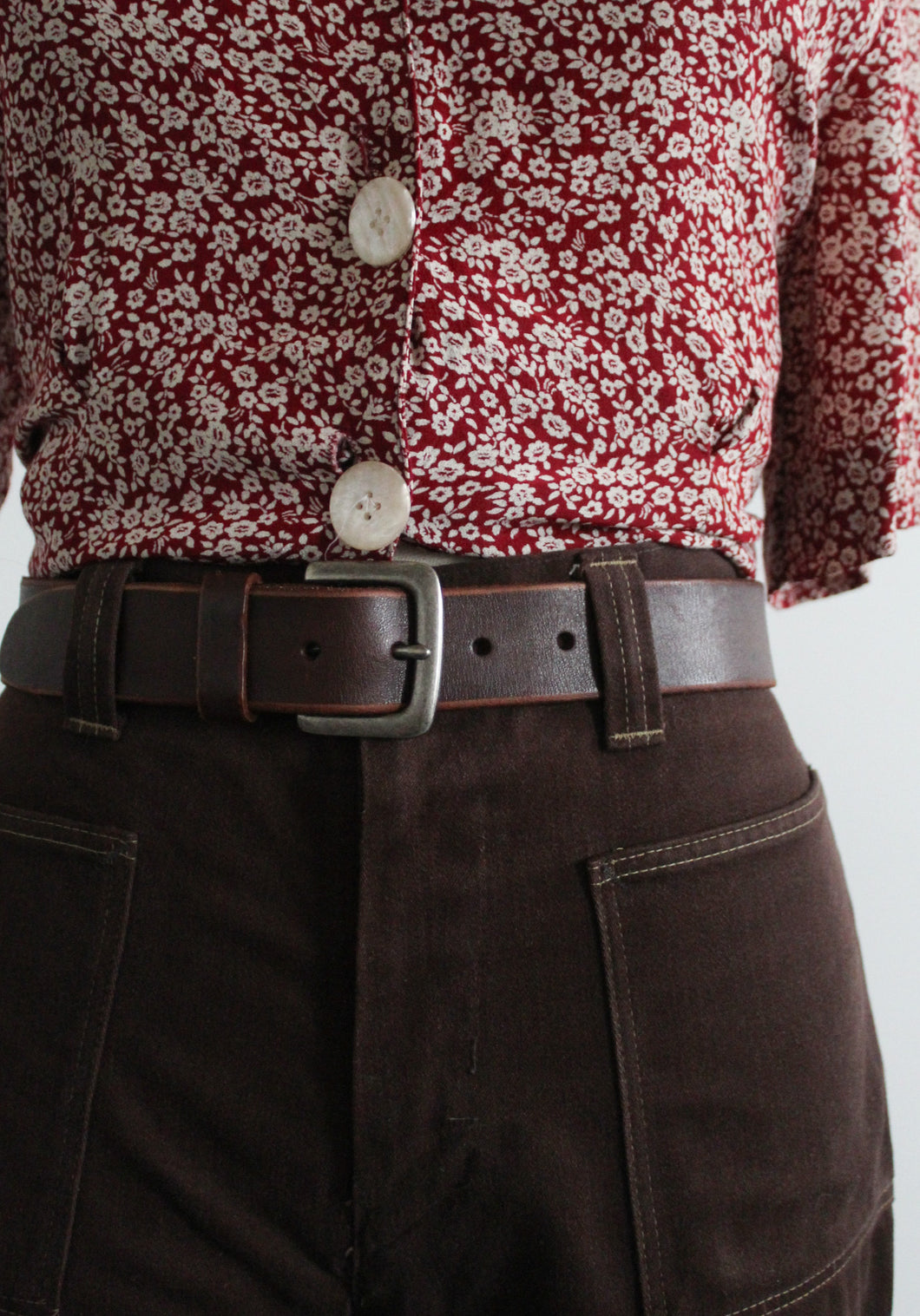 whiskey leather belt