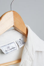 parchment linen button up