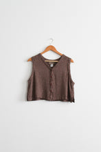walnut cropped tank
