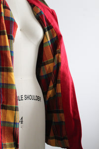 tomato red chore coat