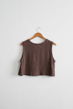 walnut cropped tank