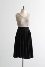 almond silk knit tank