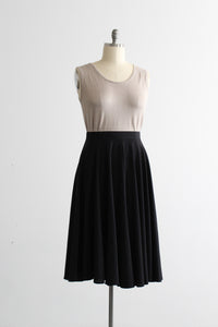 almond silk knit tank