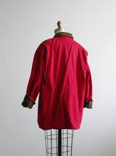 tomato red chore coat