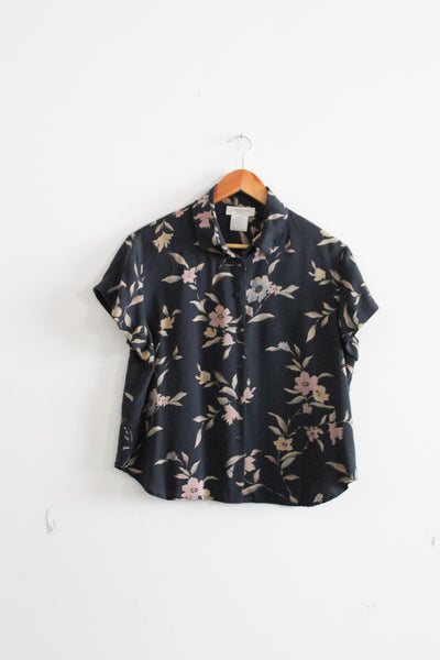 jardin silk button up