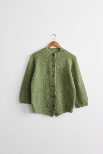 mossglen mohair cardigan
