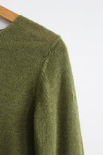 moss linen pullover