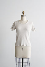 oatmilk rib knit tee