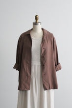 walnutshell silk button up