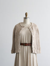 oatmeal knit cardigan