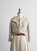 oatmeal knit cardigan