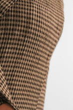 toffee gingham trousers set