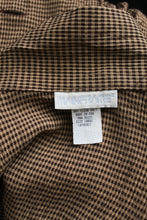 toffee gingham trousers set