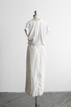 sandstone linen skirt