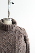 cropped morel wool sweater
