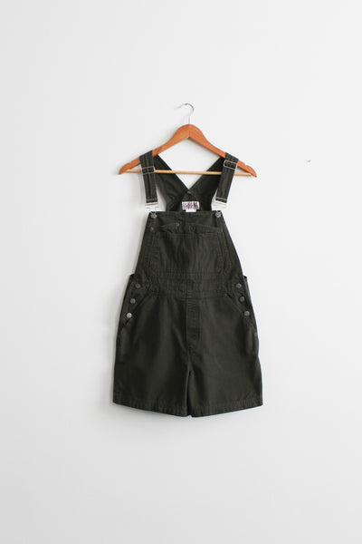 basil leaf short overalls