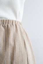 metro striped skirt
