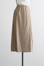 metro striped skirt