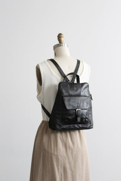 eclipse leather backpack