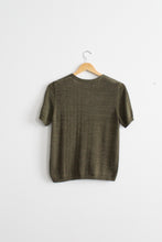 moss knit button up