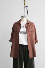 walnutshell silk button up