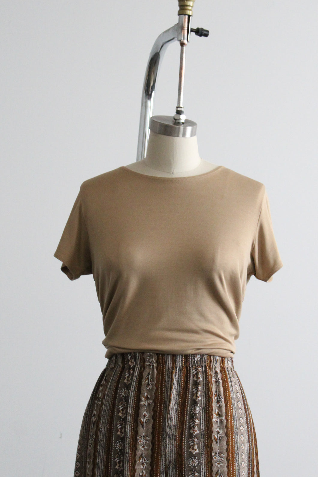mille-feuille silk tee