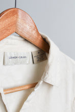 embossed silk button up