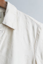 embossed silk button up