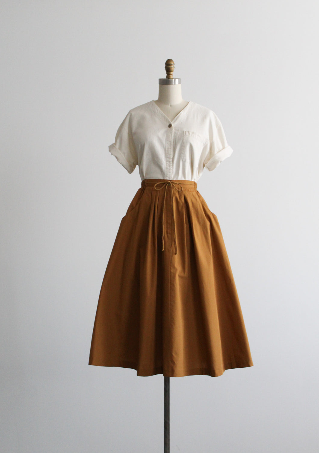 clay midi skirt