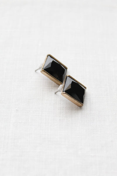 vintage inkwell earrings