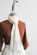 marshmallow silk scarf